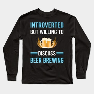 Introverted Beer Brewing Long Sleeve T-Shirt